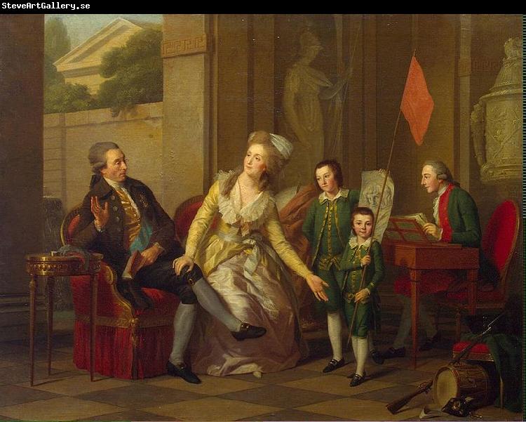 TISCHBEIN, Johann Heinrich Wilhelm Portrat der Familie Saltykowa